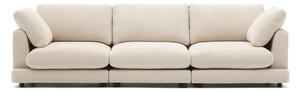 Beżowa sofa z tkaniny szenilowej 300 cm Gala – Kave Home