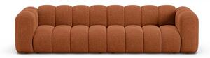 Ceglasta sofa z tkaniny szenilowej 290 cm Lupine – Micadoni