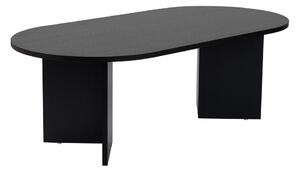 Czarny stolik z matowym wykończeniem 60x119 cm Sable – Kalune Design