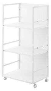 Biały metalowy regał na kółkach 42x84,5x32 cm Tower – YAMAZAKI