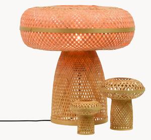 Komplet lamp stołowych z drewna bambusowego Palawan, 3 elem