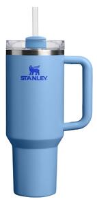 Niebieski termos ze stali nierdzewnej ze słomką 1,18 l Quencher H2.O FlowState™ Tumbler Blue Sky – Stanley