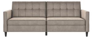 Beżowa aksamitna sofa 203 cm Hartford – Støraa