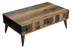 Stolik konferencyjny Madrid Anthracite and Walnut