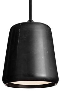 Lampa Wisząca New Works, Material The Originals, ściemnialny, czarny, salon, kamień, design