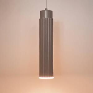 Briloner Lampa wisząca Hang, możliwość ściemniania, kremowy / amber, salon / jadalnia, tworzywo sztuczne, nowoczesny