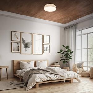 Briloner Lampa sufitowa Duck, kremowy / amber, salon / jadalnia, tkanina / materiał / jedwab, skandynawski