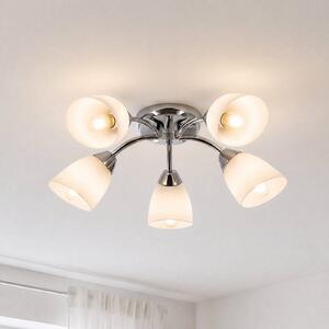 Lampa sufitowa Portos Milagro Lighting, możliwość ściemniania, chromowy / srebrny, salon / jadalnia, metal