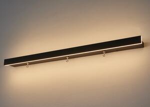 Repi - kinkiet 100 cm liniowy LED 40 W minimalistyczny nowoczesny czarny