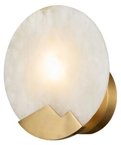 Pietra Nova - kinkiet 20 cm okrągły marmur minimalistyczny elegancki złoty