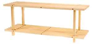 ATMOWOOD Szafka na buty drewniana 77 × 26 × 30 cm