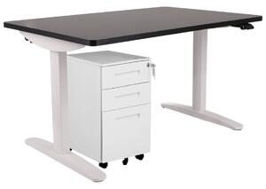 Zestaw: Biurko Alto 102 White + kontenerek