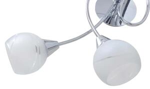 Lampa sufitowa ze szklanymi kloszami na 5 żarówek E14