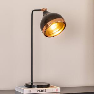 Lampa stołowa Yildo Opviq, możliwość ściemniania, czarny, salon / jadalnia, metal