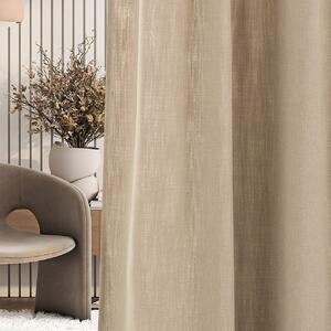 Zasłona gotowa na taśmie marszczącej 140x280cm beige 1 szt