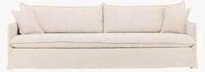 Sofa o wyglądzie lnu Nova (4-osobowa)