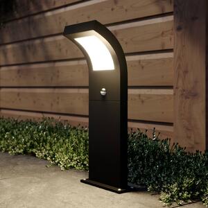 Arcchio Advik słupek ogrodowy LED, 60 cm, antracyt, czujnik, IP54