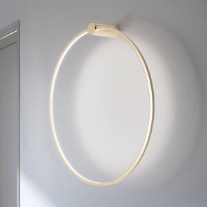 Kinkiet LED Saturno Milagro Lighting, mosiężny / złoty, salon / jadalnia, aluminium, nowoczesny