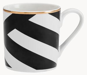 Komplet filiżanek ze spodkiem Luxe Deco, 4 elem