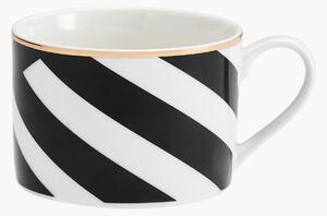 Komplet filiżanek ze spodkiem Luxe Deco, 4 elem