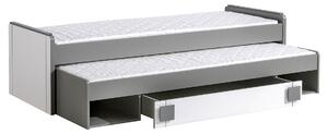 Łóżko młodzieżowe rozsuwane 80x200 Gumi G16 Biały/Antracyt
