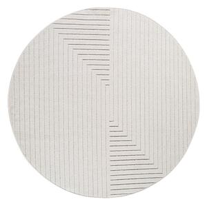 Kremowy okrągły dywan odpowiedni na zewnątrz ø 120 cm Nova 1202 – Ayyildiz Carpets