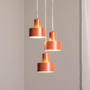 Lampa wisząca Rif 3 SIGMA, możliwość ściemniania, czerwony, salon / jadalnia, metal, nowoczesny