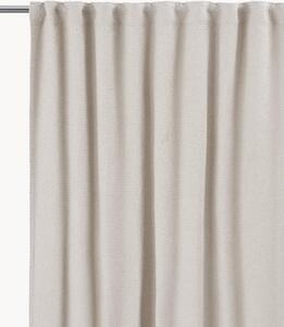 Komplet zasłon przyciemniających Bouclé na taśmie Gina, 2 elem., S 140 cm