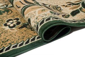 Zielony retro dywan z krótkim włosiem - Doly 5X