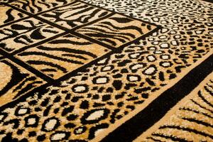 Nowoczesny brązowy dywan w zwierzęcy wzór - Weryl 3X