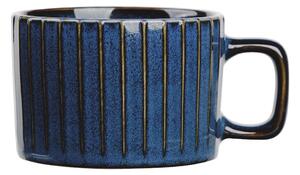 Altom Kubek porcelanowy Reactive Stripes niebieski, 220 ml
