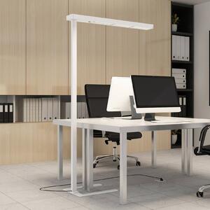 Lampa stojąca Susi Arcchio, możliwość ściemniania, biały / opal, biuro, aluminium, nowoczesny