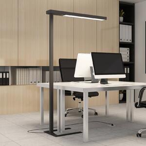 Lampa stojąca Susi Arcchio, możliwość ściemniania, czarny, biuro, aluminium, nowoczesny