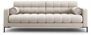 Beżowa rozkładana sofa ze schowkiem 222 cm Bali – Cosmopolitan Design