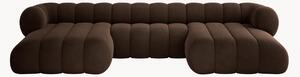 Sofa panoramiczna z aksamitu Koge (6-osobowa)