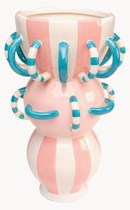 Ręcznie malowany wazon Harlequin, W 49 cm