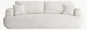 Sofa rozkładana Bouclé z miejscem do przechowywania Ella (3-osobowa), S 253 cm