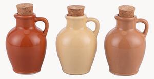 Komplet butelek na oliwę Amphora, 3 elem