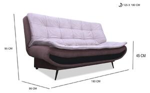 EMWOmeble Sofa z funkcją spania OSLO / kolor do wyboru