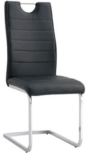MebleMWM Krzesło tapicerowane C-946 czarne