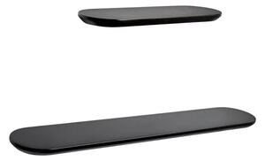 Czarne półki zestaw 2 szt. 55 cm Arely – Kave Home