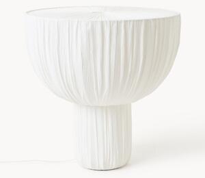 Lampa stołowa z tkaniny Maeva, W 55 cm