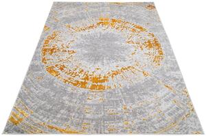 Szary dywan nowoczesny w złoty wzór - Orso 5X