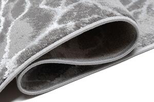 Szary dywan pokojowy w marmurowy wzór - Orso 6X