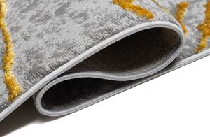 Designerski szary dywan w nieoczywisty wzór - Orso 4X