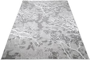 Szary dywan pokojowy w marmurowy wzór - Orso 6X