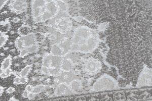 Szary nowoczesny przecierany dywan w delikatny wzór - Orso 8X