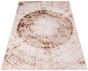 Beżowo-brązowy dywan pokojowy w nowoczesny wzór - Orso 5X