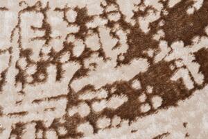 Beżowo-brązowy dywan pokojowy w nowoczesny wzór - Orso 5X