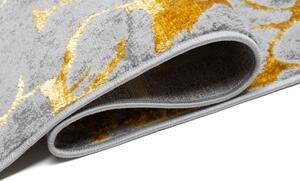 Szary marmurowy dywan ze złotem - Orso 4X